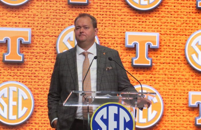 Josh Heupel, Tim Banks, Joey Halzle Open Vol Football Media Day | Rocky ...