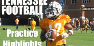 Tennessee Football Practice