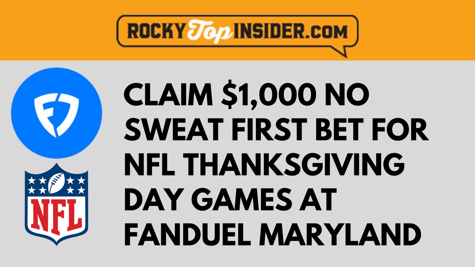 FanDuel Maryland promo code: $200 bonus, NFL Thanksgiving pick 