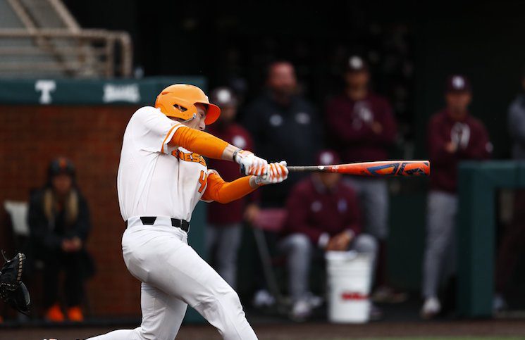 Andrew Lindsey reacts to walk-off win over Vanderbilt