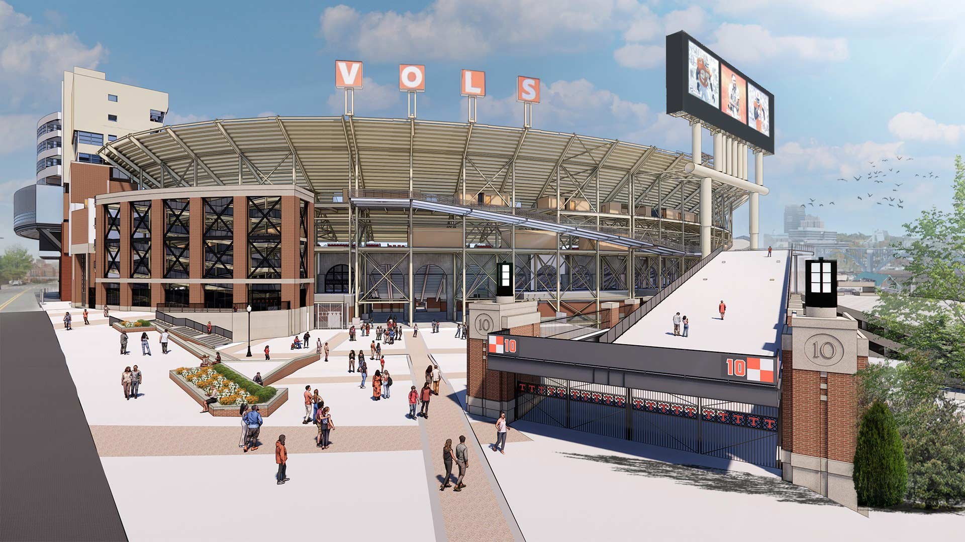 LOOK Tennessee Releases Neyland Stadium Renovation Renderings Rocky