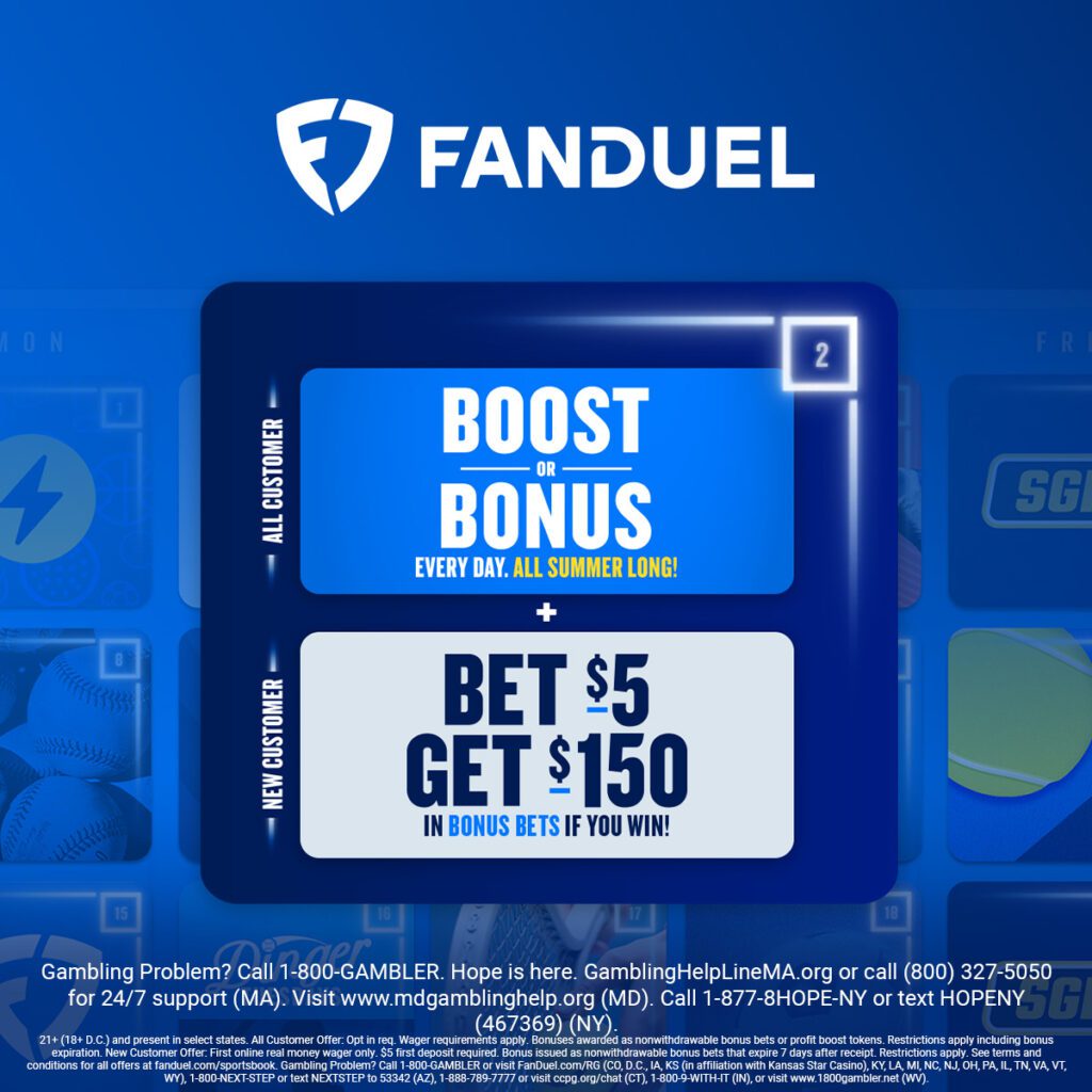 FanDuel promo code Bet $5 get $150 if your bet wins