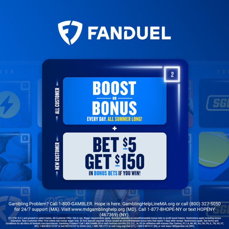 FanDuel promo code Bet $5 get $150 in your bet wins