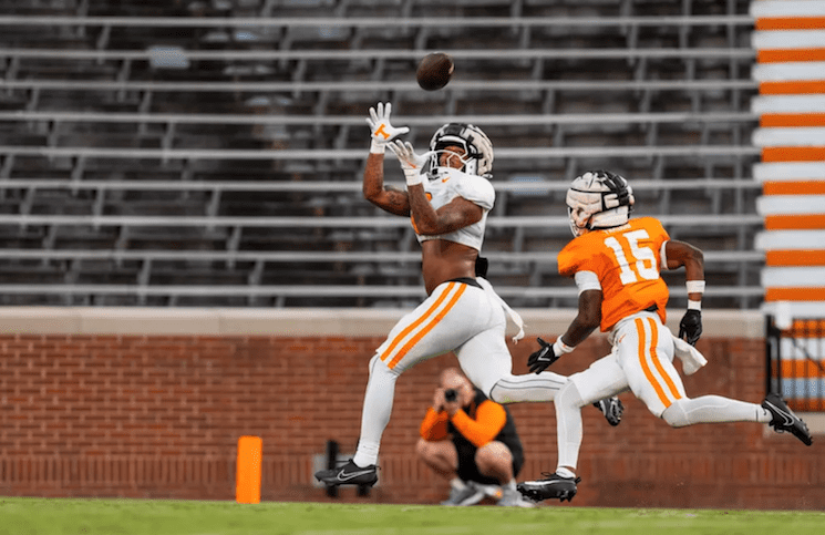 Vols WR Bru McCoy Out of Non-Contact Jersey After Eight Practices | Rocky  Top Insider