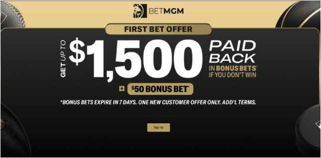 Exclusive BetMGM bonus code ROCKY50